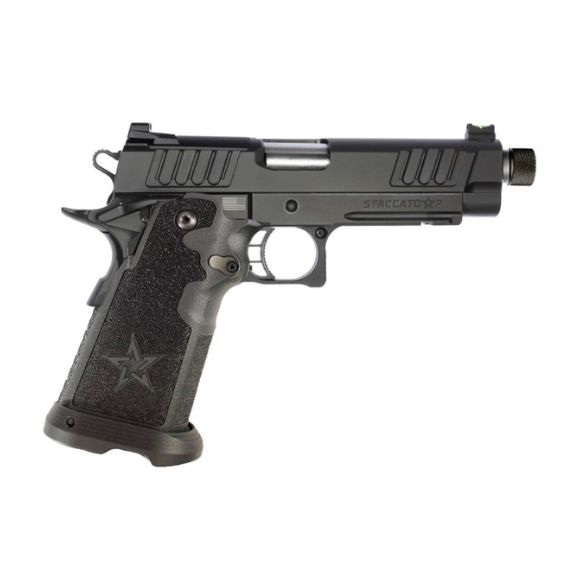 Staccato P Aluminum Frame Threaded Barrel 9mm Pistol - 5" - 12-1201-000203