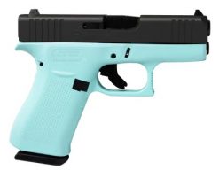 glock 43x robins egg blue elite black