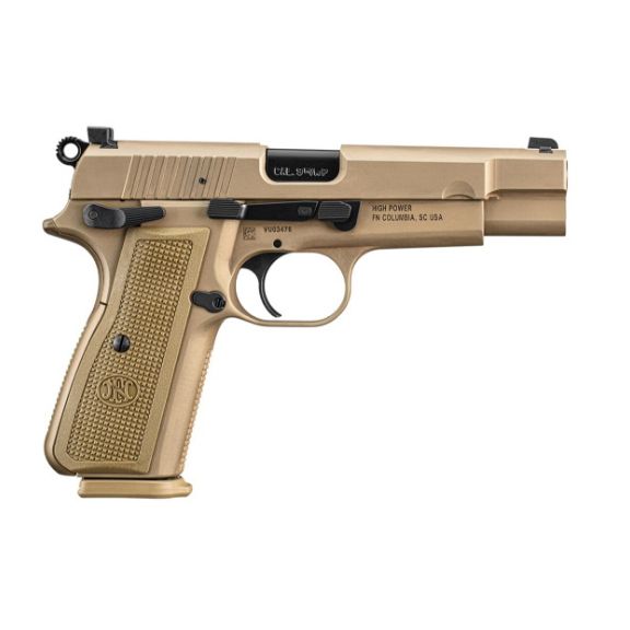 FN High Power FDE 9mm Pistol, 4.7" - 66-101069