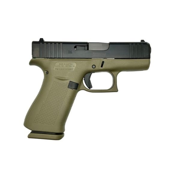Glock 43X Battlefield Green 9mm Pistol, 3.39" - PX4350201BFG