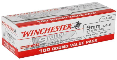 winchester target & practice 9mm