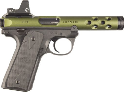 ruger mark iv 22/45 lite green riton red dot