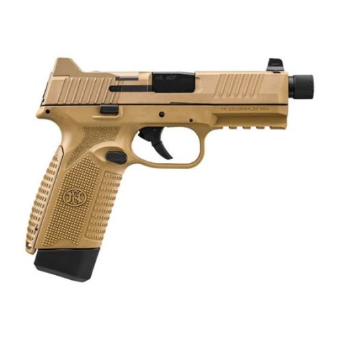 FN 545 Tactical FDE 45acp Pistol, 4.71" - 66-101384