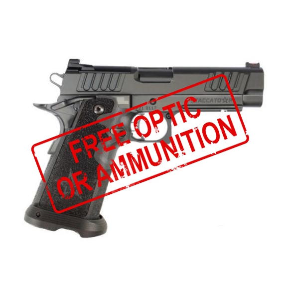 Staccato P Steel Frame DLC Barrel 9mm Pistol, 4.4" - 12-1200-000103