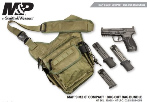 smith & wesson m&p9 m2.0 compact or 9mm bug out
