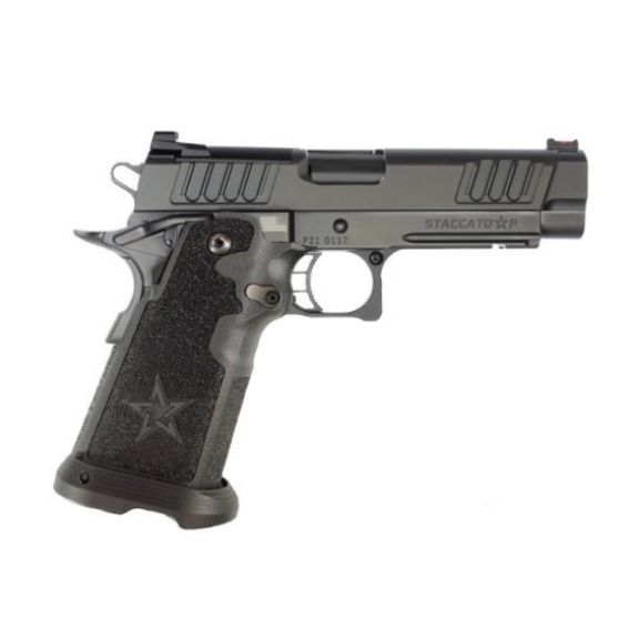 Staccato P Steel Frame DLC Barrel 9mm Pistol, 4.4" - 12-1200-000103