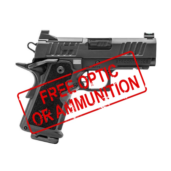 Staccato CS Flat Trigger DLC Barrel 9mm Pistol, 3.5" - 14-1501-000112