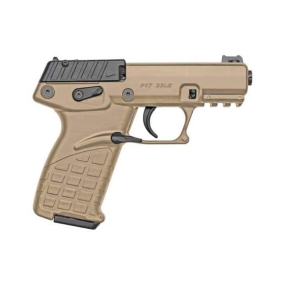 Kel-Tec P17 Tan 22 LR Pistol, 3.93" - P17TAN