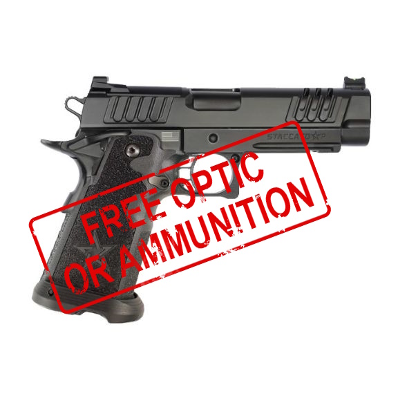 Staccato P Aluminum Frame DLC X-Series 9mm Pistol, 4.4" - 12-1201-000103-01