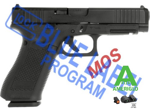 glock 47 gen5 mos ameriglo night sights blue label