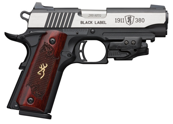 browning 1911-380 black label medallion laser compact 380acp