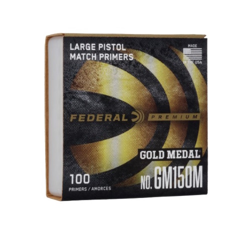 federal gold medal large pistol match primers