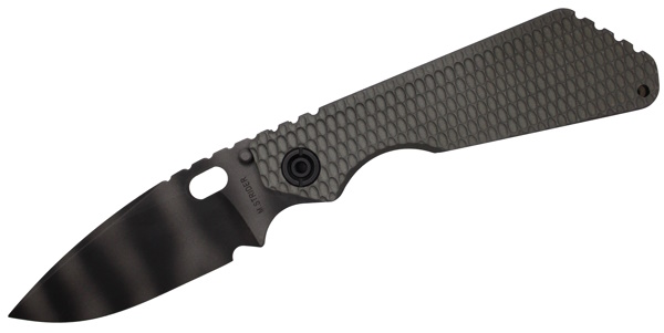 Strider Knives SMF Black G10 TigerStripe Folding Knife