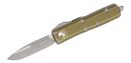 Microtech UTX-85 Distressed Apocalyptic Drop Point Blade Automatic Knife