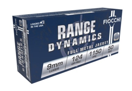 fiocchi 9mm range dynamics 124gr