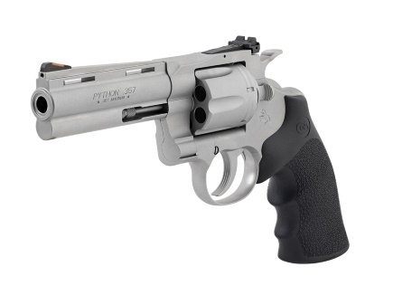 Colt Python 4" Bead Blast Stainless 357 Magnum revolver