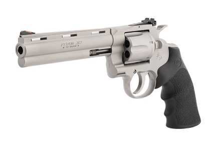 Colt Python 6" Bead Blast Stainless 357 Magnum Revolver
