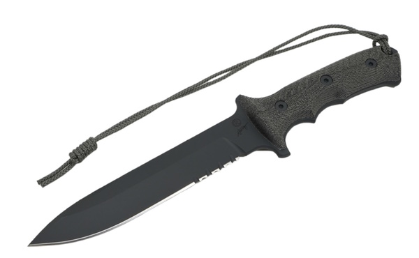 Chris Reeve Green Beret Partially Serrated Fixed Blade Knife GB7-1001