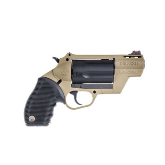 Taurus Judge Public Defender Polymer FDE 410 Revolver, 2" - 2-441021FDE