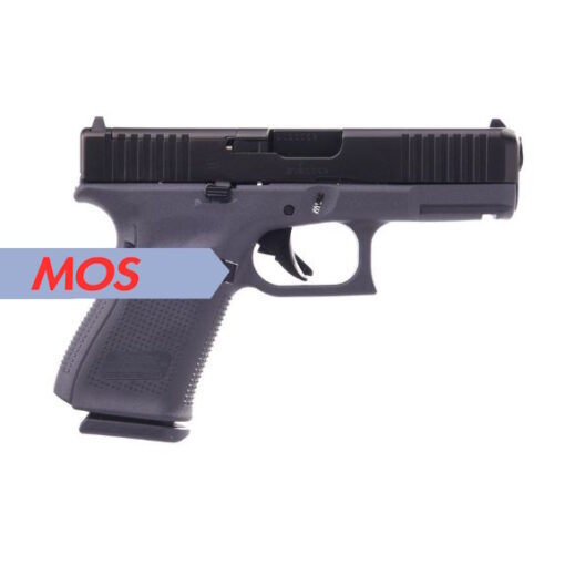 Glock 19 Gen5 MOS Gray 9mm Pistol, 4.02" - PA195S203MOSGF