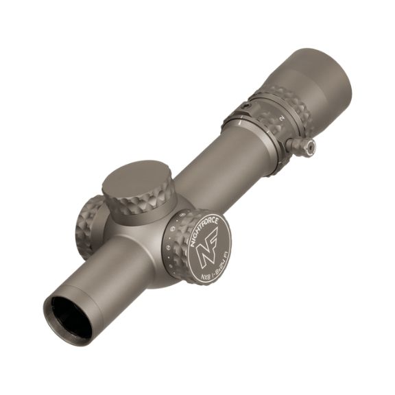 Nightforce NX8 1-8x24 F1 Capped FC-DMx Dark Earth Rifle Scope - C663