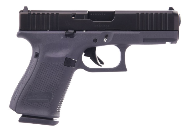 glock 19 gen5 mos gray 9mm pistol