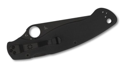 Spyderco Military 2 Black Folding Knife 716104017669