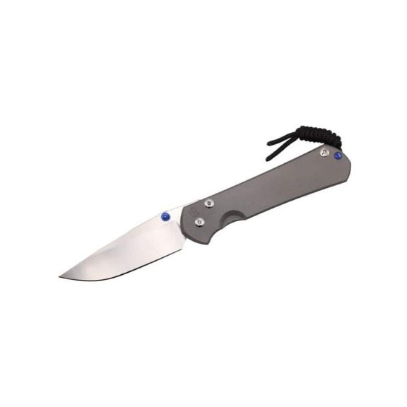 Chris Reeve Knives Large Sebenza 31 Polished Blade Folding Knife, 3.61" - L31-1014