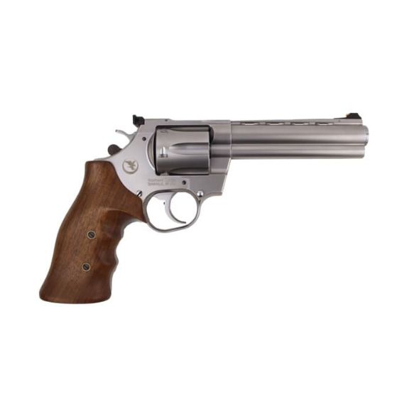 Korth Mongoose Silver DLC 357 Magnum Revolver, 5.25" -