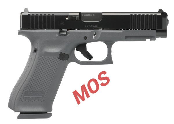 glock 47 mos gray 9mm pistol