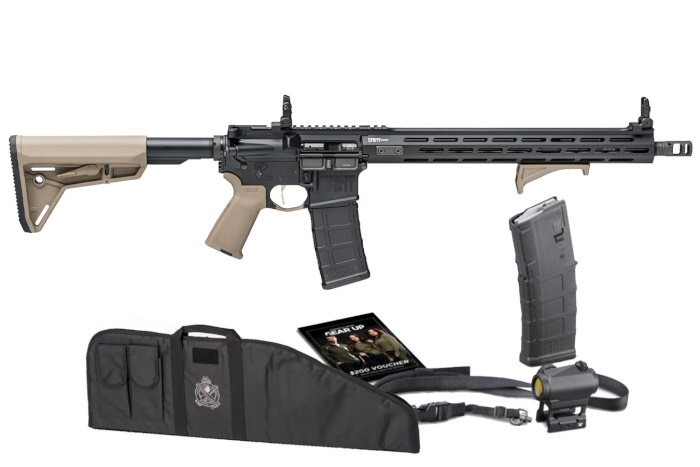 springfield armory saint victor fde gear up 5.56mm rifle package