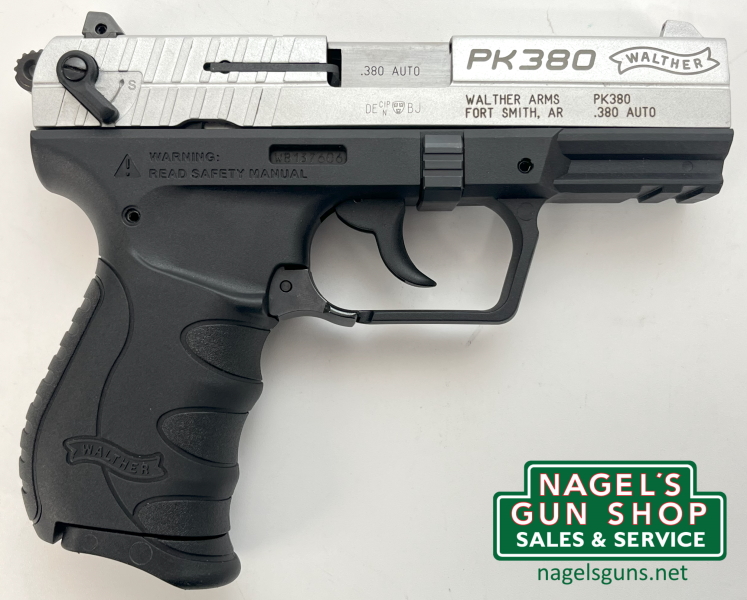 Walther PK380 Nickel 380acp Pistol