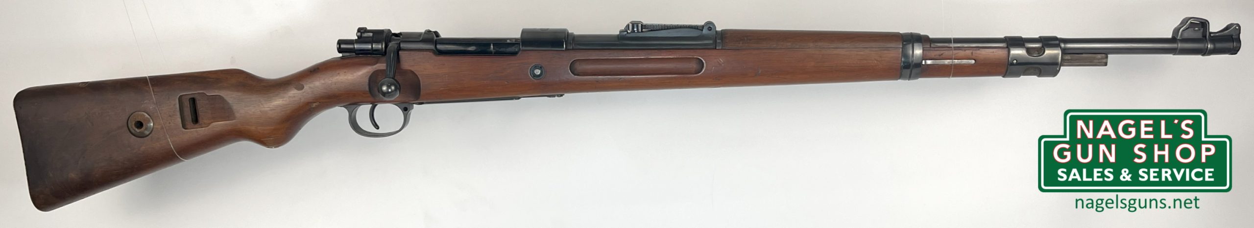 German Railway Marked 1934 Mauser Banner 98 8mm Mauser Rifle