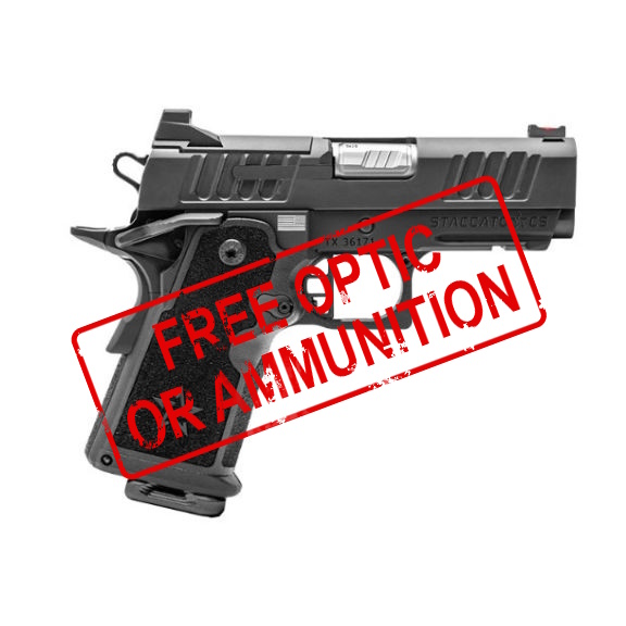 Staccato CS Carry Sights Flat Trigger 9mm Pistol, 3.5" - 14-1601-000012