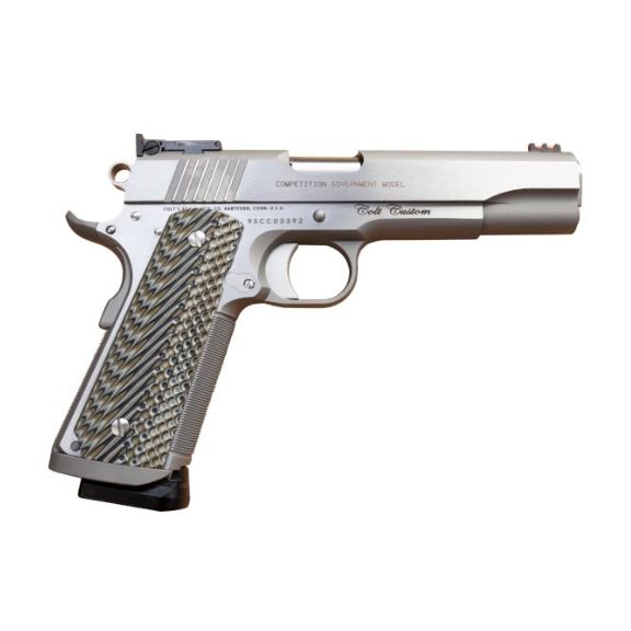 Colt 1911 Custom Competition Stainless 45acp Pistol, 5" - O1070CS