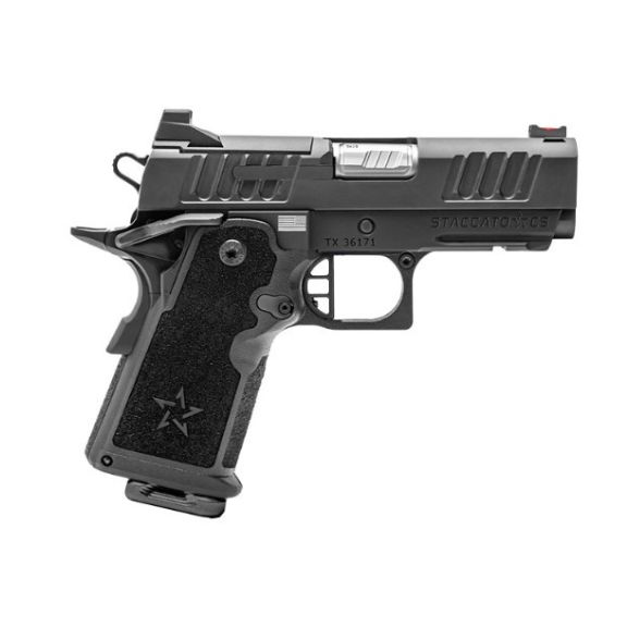 Staccato CS Carry Sights Flat Trigger 9mm Pistol, 3.5" - 14-1601-000012