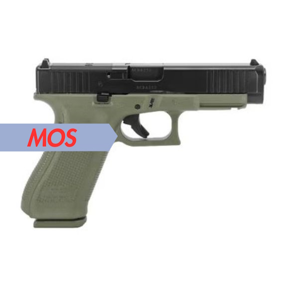 Glock 47 MOS Battlefield Green 9mm Pistol, 4.49" - PA475S203MOSBFG