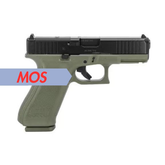 Glock 45 MOS Battlefield Green 9mm Pistol, 4.02" - UA455S203MOSBFG