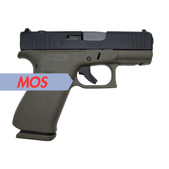 Glock 43X MOS Battlefield Green 9mm Pistol, 3.39" - PX4350201FRMOSBFG