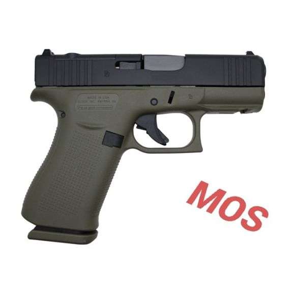 Glock 43X MOS Battlefield Green 9mm Pistol, 3.39" - PX4350201FRMOSBFG