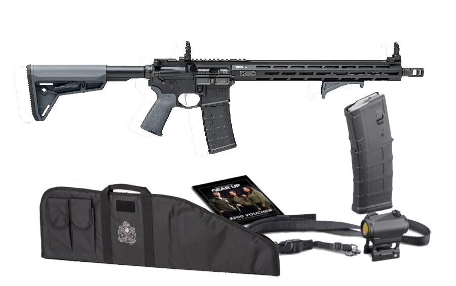springfield armory saint victor gray gear up 5.56mm rifle package