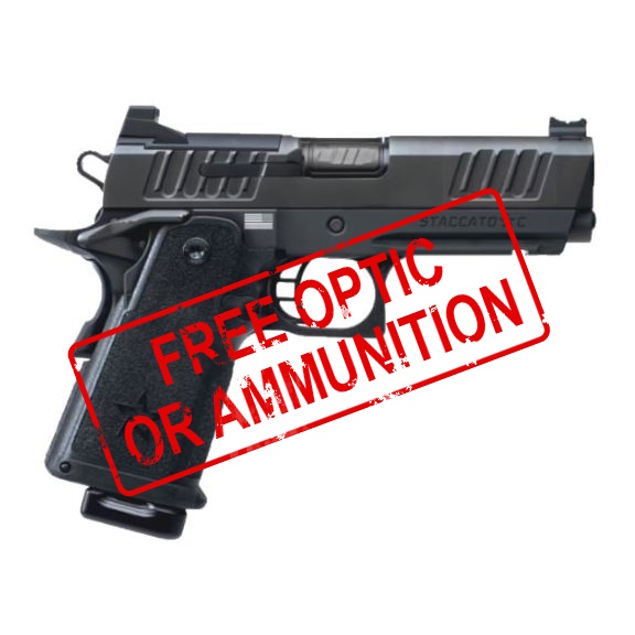 Staccato C Compact Grip DLC Barrel 9mm Pistol, 4" - 15-1501-000102