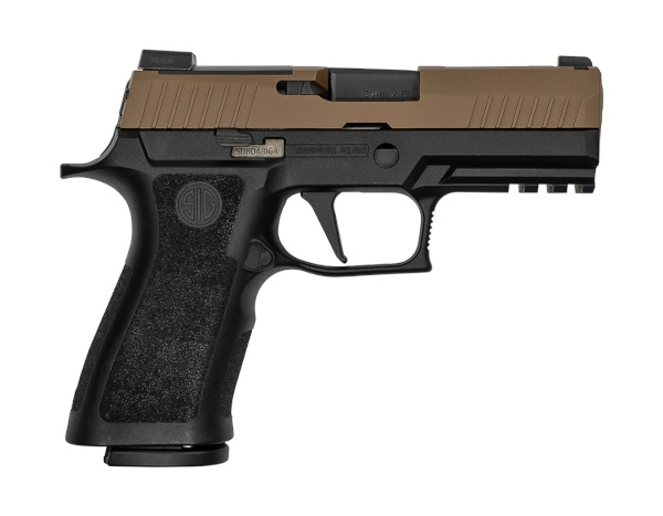 sig sauer p320x carry two tone 9mm pistol