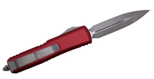 Microtech UTX-85 Double Edge Merlot Automatic Knife
