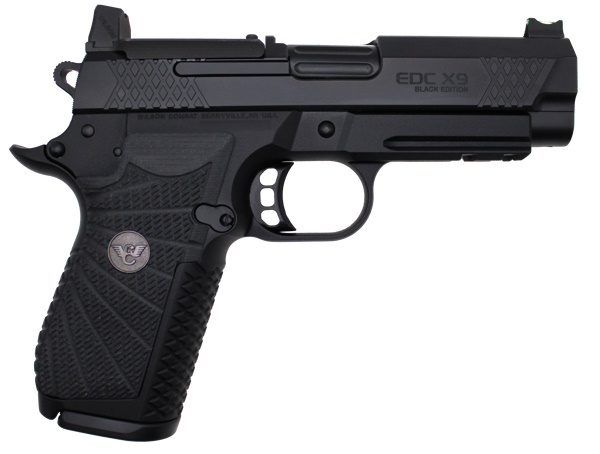 Wilson Combat EDC X9 Light Rail Optics Ready Black Edition 9mm Pistol EDCXL-CPR-9BLKE