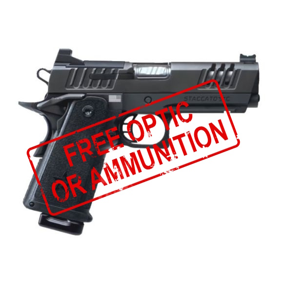 Staccato C Compact Grip X-Series 9mm Pistol, 4" - 15-1501-000002-01