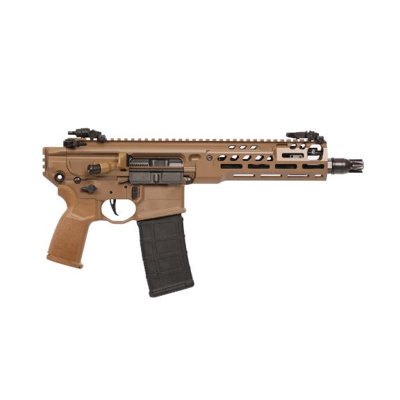 Sig Sauer MCX-Spear LT 5.56 NATO Pistol, 9" - WPMCX-556N-9B-LT-FDE