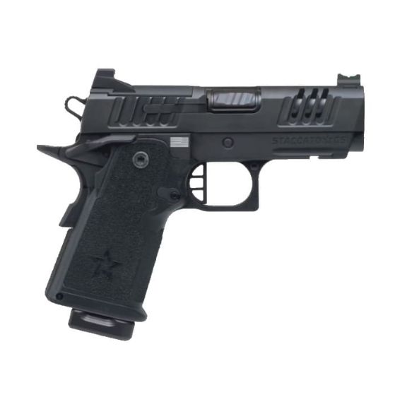 Staccato CS Flat Trigger DLC Barrel X-Series 9mm Pistol, 3.5" - 14-1501-000112-01