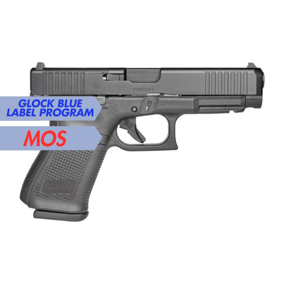 Glock 49 MOS Blue Label 9mm Pistol, 4.49" - PA495S202MOS