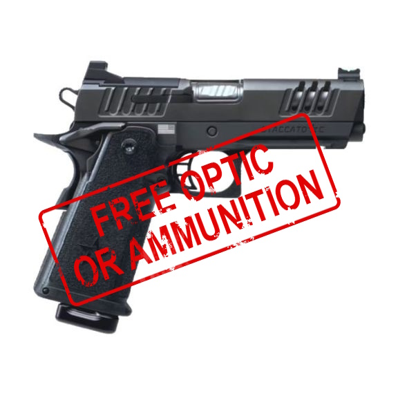 Staccato C Full Size Grip X-Series 9mm Pistol, 4" - 15-1501-000004-01